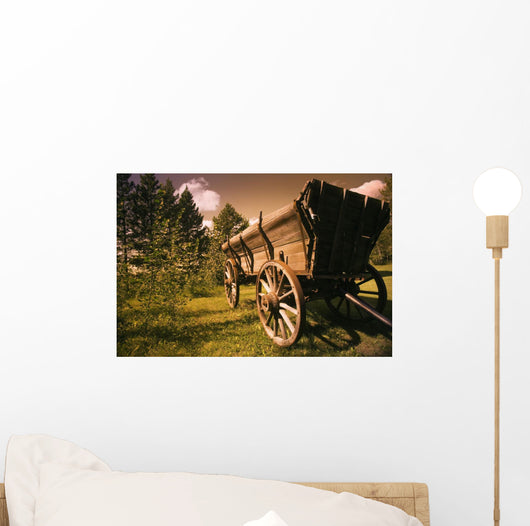 Old Wagon Wall Mural