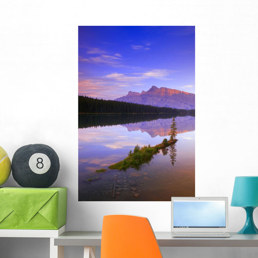 Mount Rundle, Alberta, Canada Wall Mural