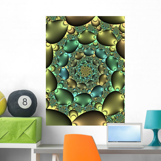 Spiral Abstract Wall Mural