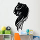 head of the black panther Wall Mural