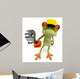 Frog Construction Wall Decal
