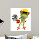 Frog Construction Wall Decal