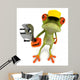 Frog Construction Wall Decal