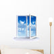 Open Window and the Cloudy Sky Wall Decal