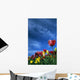Tulips In Field Wall Mural