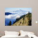 Mount Adams Above Cloud-Filled Valley, Washington Of America Wall Mural