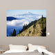 Mount Adams Above Cloud-Filled Valley, Washington Of America Wall Mural