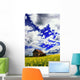 Abandoned Farmhouse In A Canola Field Wall Mural
