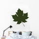 Green Maple Leaf Wall Mural