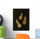 Three Golden Pears Wall Mural