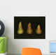 Three Golden Pears Wall Mural