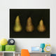 Three Golden Pears Wall Mural