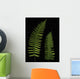 Fern Leaves With Water Droplets Wall Mural