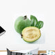 Feijoa on a white background Wall Decal