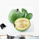 Feijoa on a white background Wall Decal
