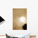 Boat On Lake Wall Mural