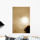 Boat On Lake Wall Mural