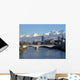 Grenoble from Bridge Bastille Wall Decal