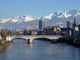 Grenoble from Bridge Bastille Wall Decal