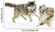 Aggressive Wolves Wall Mural