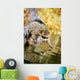 Raccoon Fishing Wall Mural