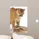 Cougar with Fallen Prey Wall Decal