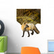 Red Fox In Snow Wall Mural