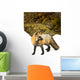 Red Fox In Snow Wall Mural