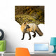 Red Fox In Snow Wall Mural