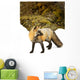 Red Fox In Snow Wall Mural