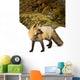 Red Fox In Snow Wall Mural