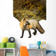 Red Fox In Snow Wall Mural