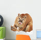 Cougar With Prey Wall Mural