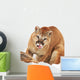 Cougar With Prey Wall Mural