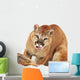 Cougar With Prey Wall Mural