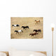 Horses Galloping Wall Mural