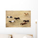 Horses Galloping Wall Mural