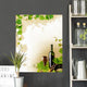 Red wine and grapevine frame Wall Mural