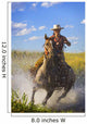 Woman Riding A Horse Wall Mural