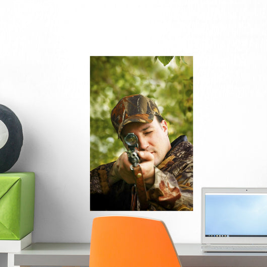 Man Hunting Wall Mural