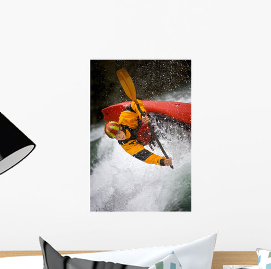 Boy Kayaking Wall Mural