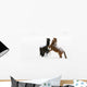 Horses Prancing In The Snow Wall Mural