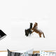 Horses Prancing In The Snow Wall Mural