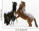 Horses Prancing In The Snow Wall Mural