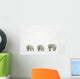 Polar Bears Looking Over Their Shoulders Wall Decal