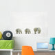Polar Bears Looking Over Their Shoulders Wall Decal