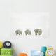 Polar Bears Looking Over Their Shoulders Wall Decal