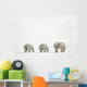 Polar Bears Looking Over Their Shoulders Wall Decal