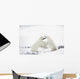 Polar Bears Fighting Wall Mural