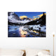 Mountains In The Winter Wall Mural